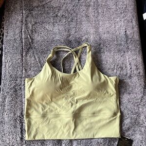 Women's Light Green Strappy Top